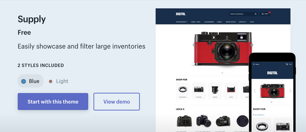 Supply - Free 14 Day Trial - Web Ethemes