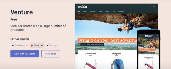 Venture - Free 14 Day Trial - Web Ethemes